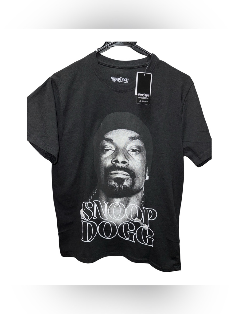 Snoop Dogg Death Row Records Black Graphic Tee, Size Small, NWT